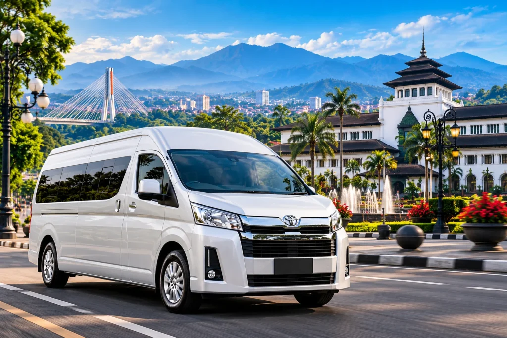 Sewa Hiace Bandung wisata